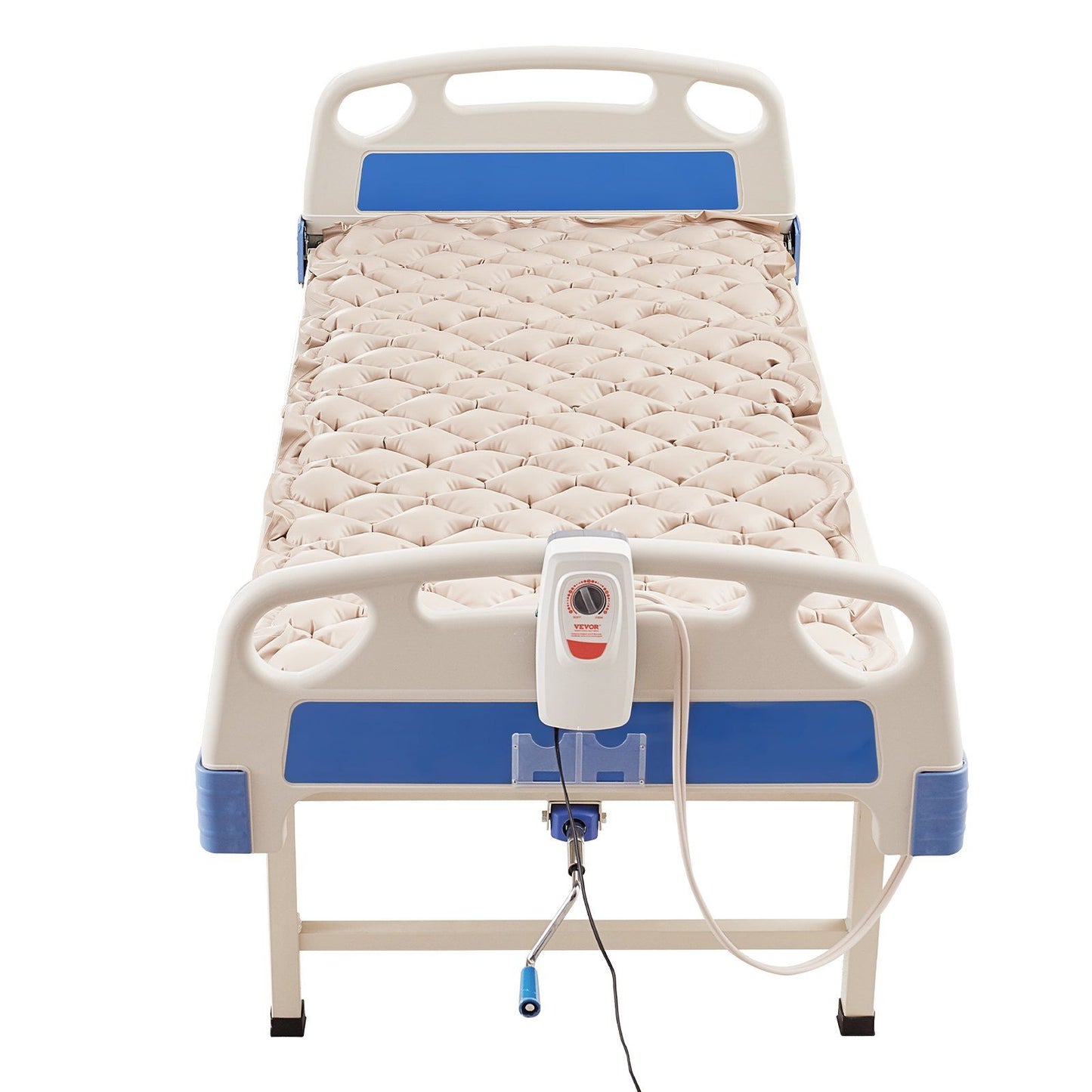 VEVOR Alternating Air Pressure Mattress, 5-Level Pressure Adjustable Air Mattress for Bed Sores, Medical-Grade PVC Alternating Pressure Pad with Ultra-Quiet Pump for Home/Hospital Use, 350LBS Loading