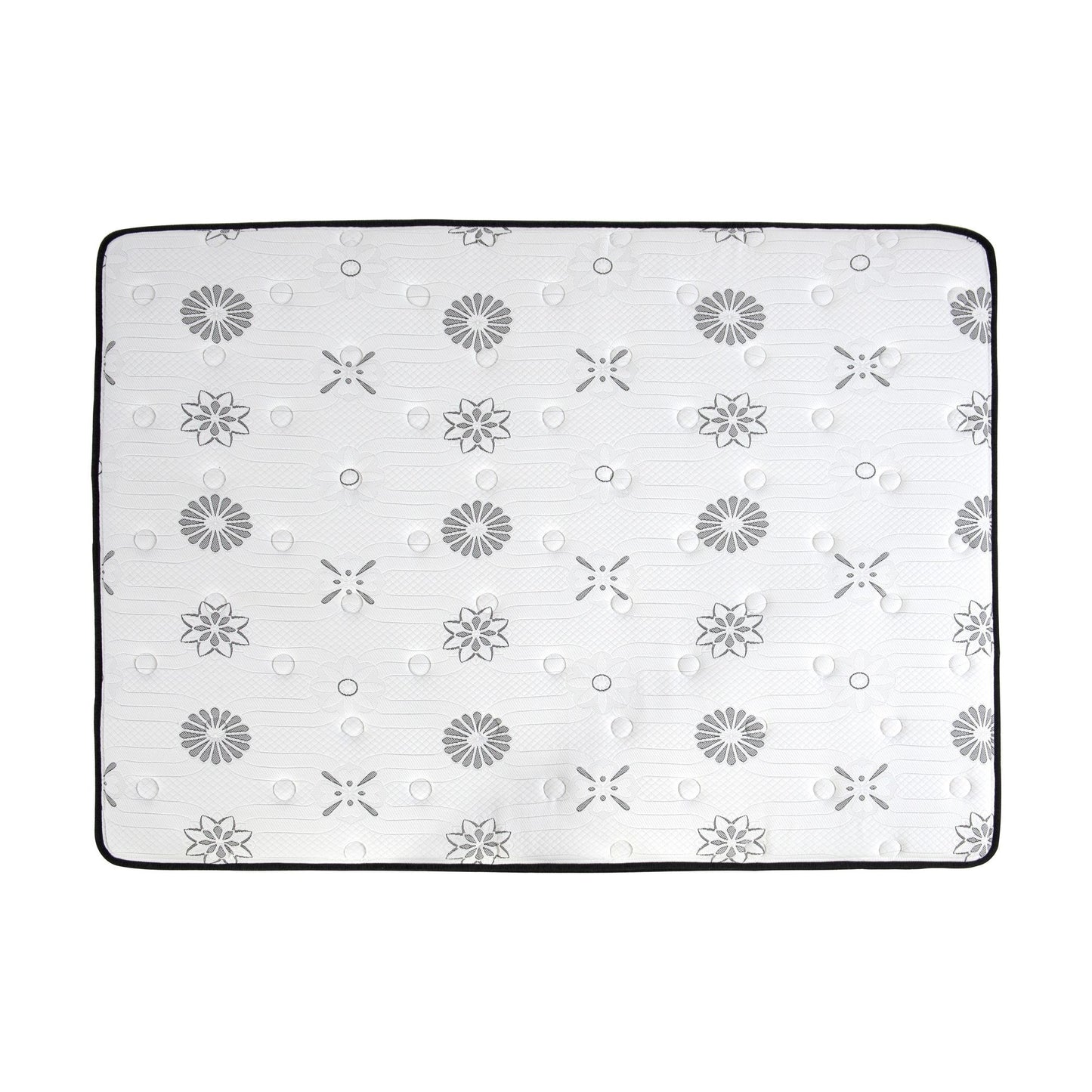 12-inch Queen Mattress Highly Breathable Quilted Cover Hybrid Mattress, White, Plush Foam Mattress in a Box, Luxury Comfort Mattress