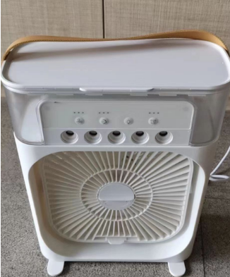 Personal Air Cooler Portable Air Conditioner, 3 In 1 Air Cooling Fan With 3 Wind Speeds, Large Water Tank, Colorful Night Lights, 6H Timer,