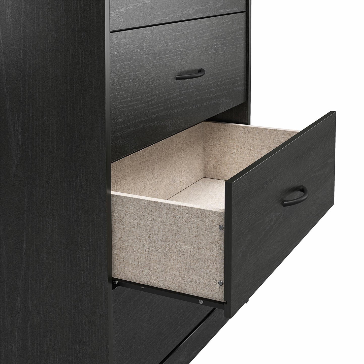 Classic 5 Drawer Dresser; Dark Oak; Walnut; Espresso; Dove Grey; Antique Oak; White