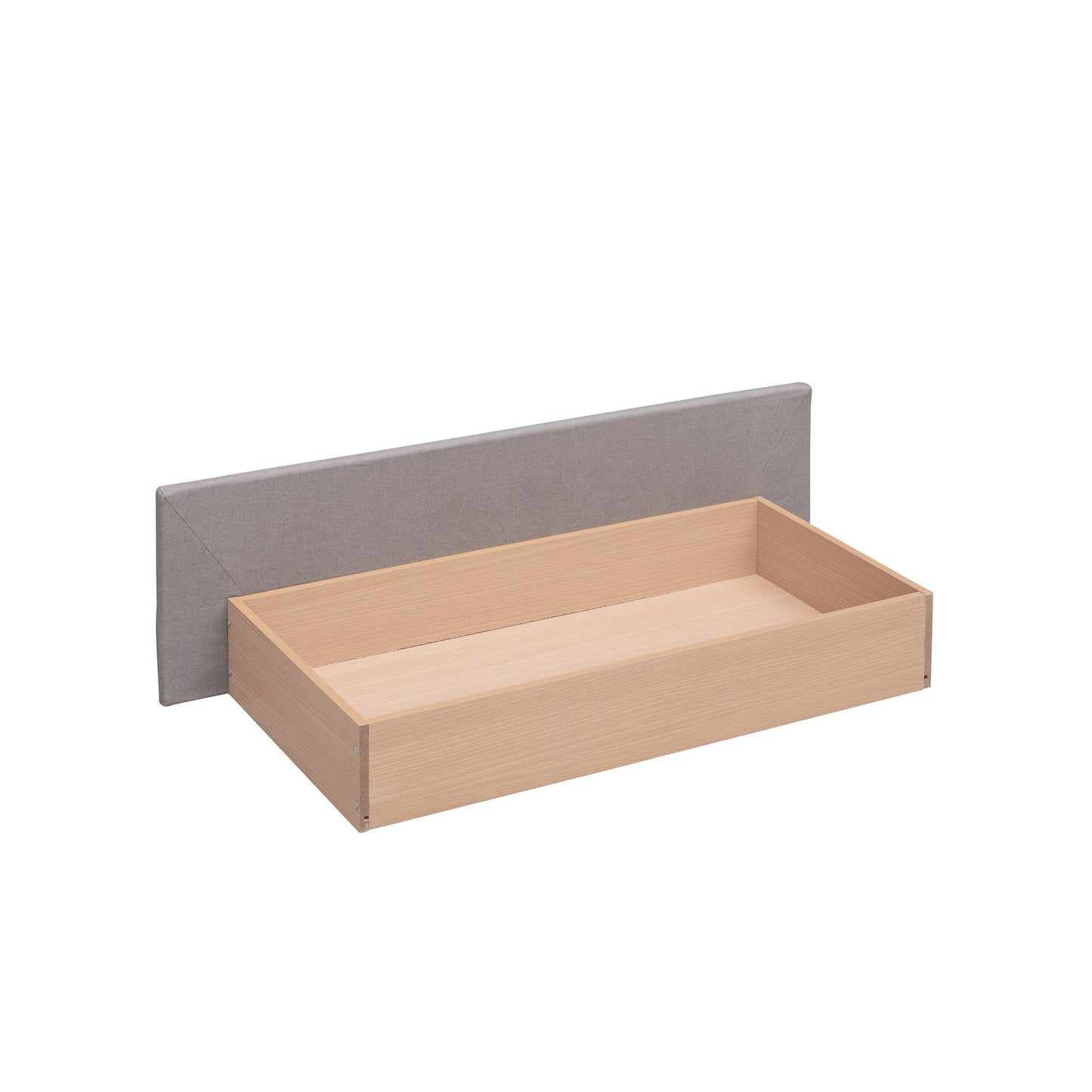 Upholstered Platform Bed with 2 Drawers and 1 Twin XL Trundle; Linen Fabric; Queen Size