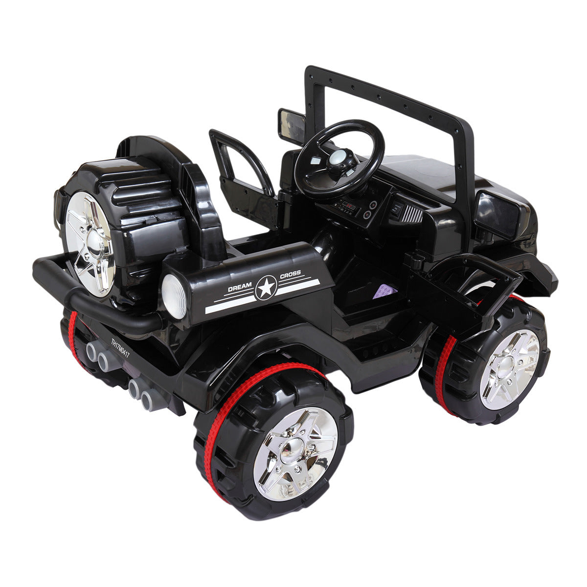 12V Electric Ride On Cars Kids Battery-Powered SUV with Remote Control W/ MP3 Player; LED Headlights
