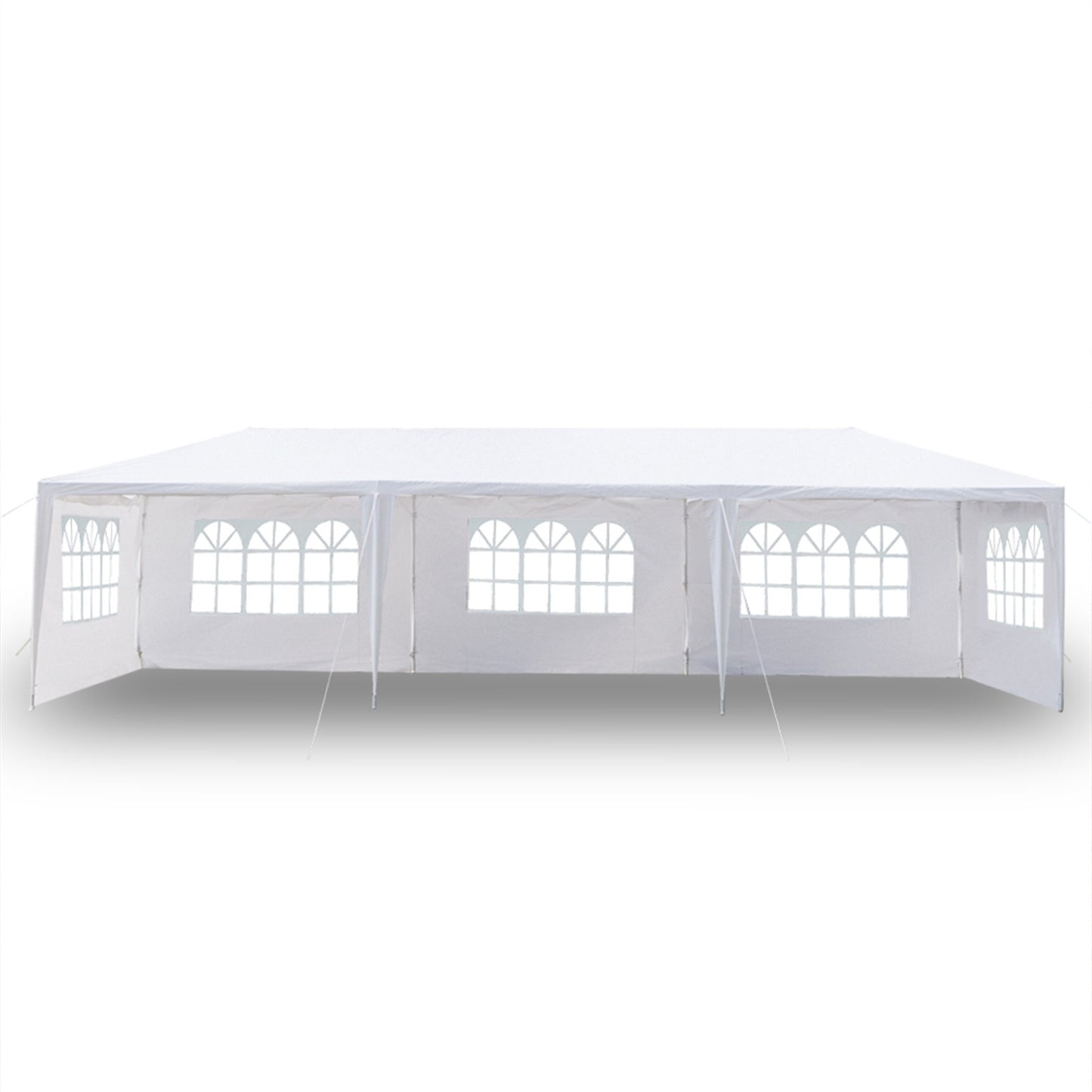 10'x30' Outdoor Canopy Party Wedding Tent,Sunshade Shelter,Outdoor Gazebo Pavilion with 5 Removable Sidewalls Upgraded Thicken Steel Tube