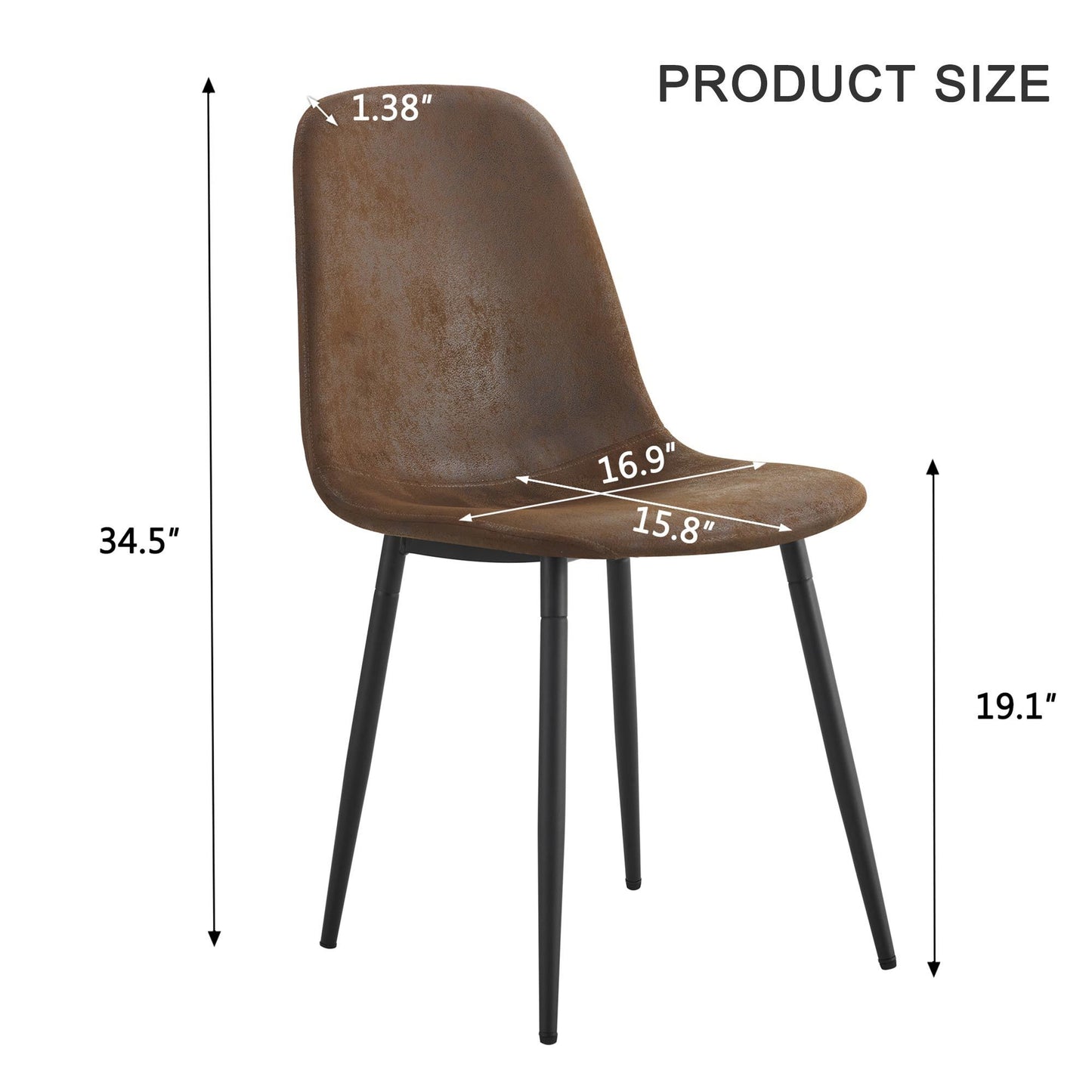 Dining Chairs Set of 4; Modern Mid-Century Style Dining Kitchen Room Upholstered Side Chairs; Soft Tufted Linen Fabric with Inset Buttons; Chrome Metal Legs; for Kitchen Lounge Farmhouse; Light Gray
