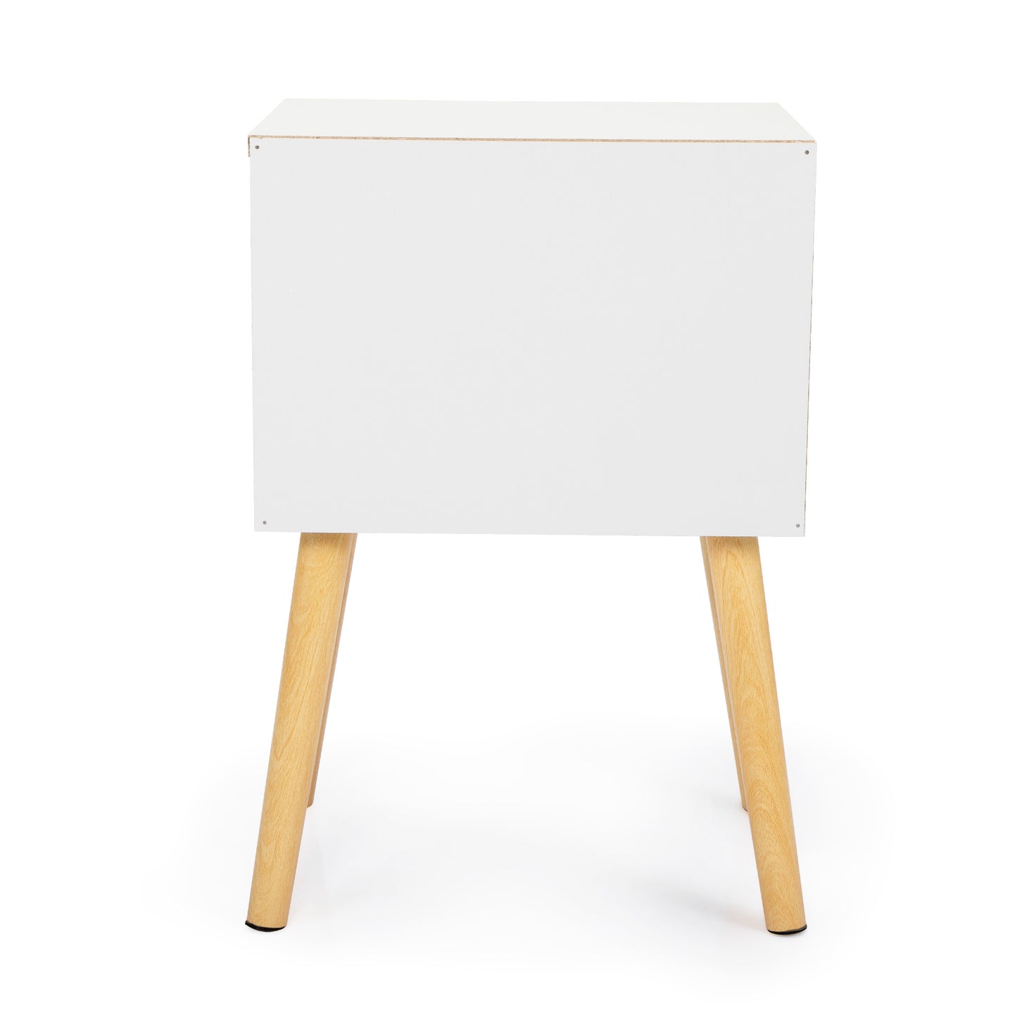 Set of 2 Modern Nightstand, Bedroom Endtable with Drawer, Shelf, Bedside Furniture for Living Room,