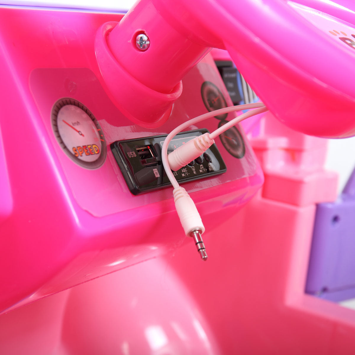 12V Electric Ride On Cars Kids Battery-Powered SUV with Remote Control W/ MP3 Player; LED Headlights