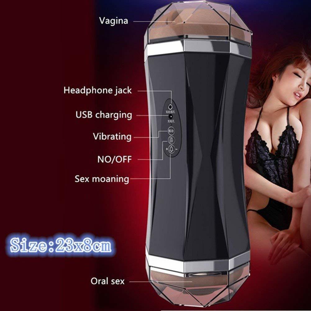 3 in 1 Male Masturbators Adult Sex Toys with Realistic Textured Mouth Vagina and Tight Anus, Men's Pocket Pussy Blowjob Stroker Anal Play Sex Toys for Men Masturbation