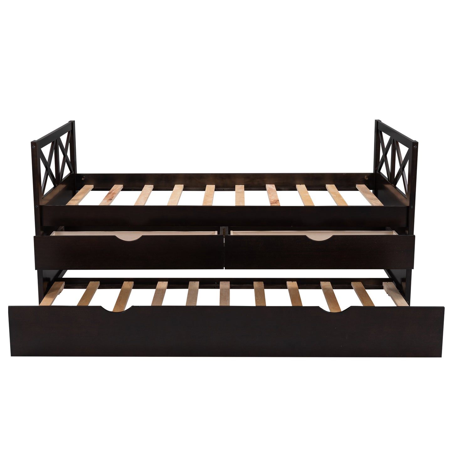 Multi-Functional Daybed with Drawers and Trundle