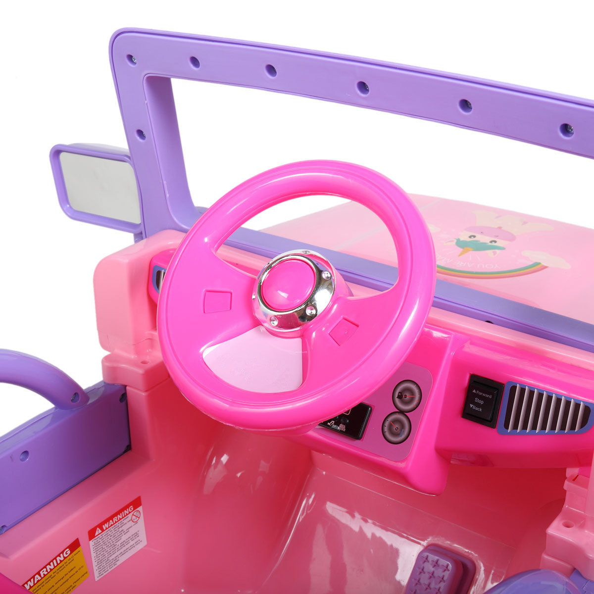 12V Electric Ride On Cars Kids Battery-Powered SUV with Remote Control W/ MP3 Player; LED Headlights