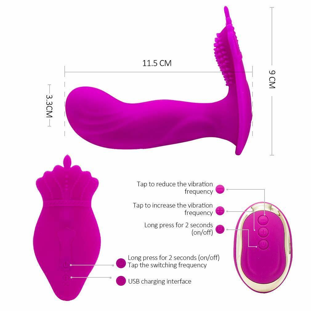 Wearable Wireless Remote Control G-spot Vibrator Anal Sex Toys for Women Couples