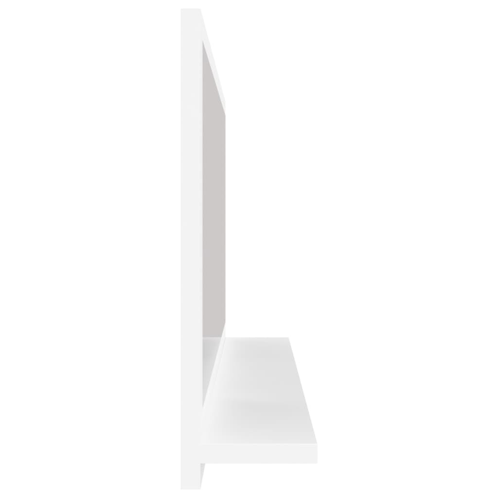 Bathroom Mirror White 31.5"x4.1"x14.6" Chipboard