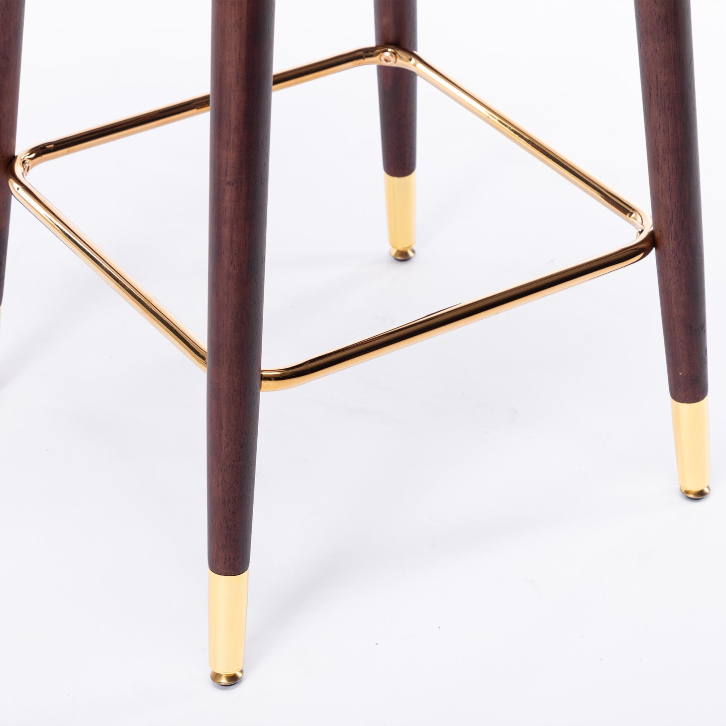 Furniture,29.9\\\\\\\" Modern Leathaire Fabric bar chairs, Tufted Gold Nailhead Trim Gold Decoration Bar stools,Set of 2