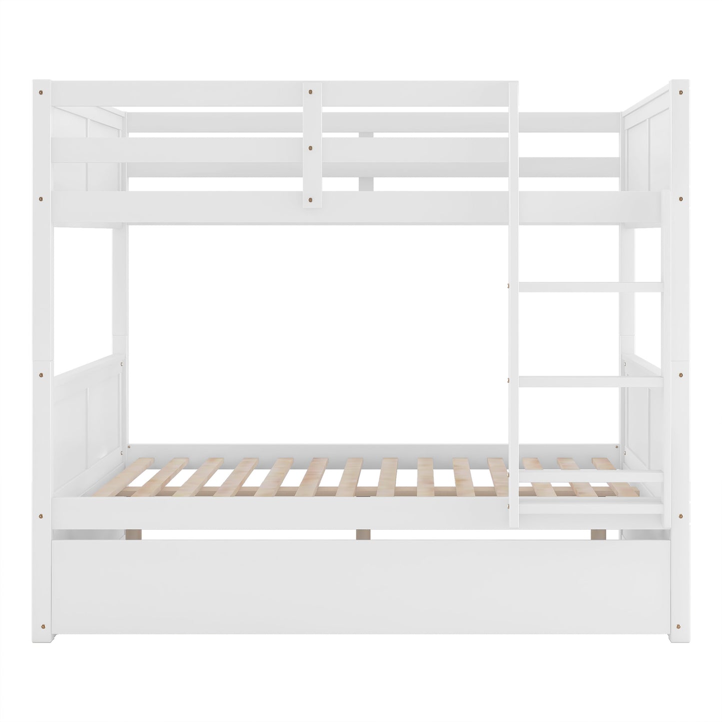 Full Over Full Bunk Bed with Twin Size Trundle