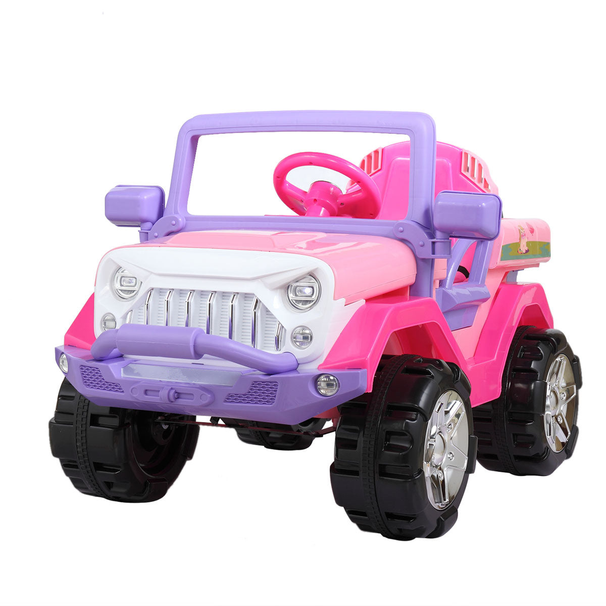 12V Electric Ride On Cars Kids Battery-Powered SUV with Remote Control W/ MP3 Player; LED Headlights