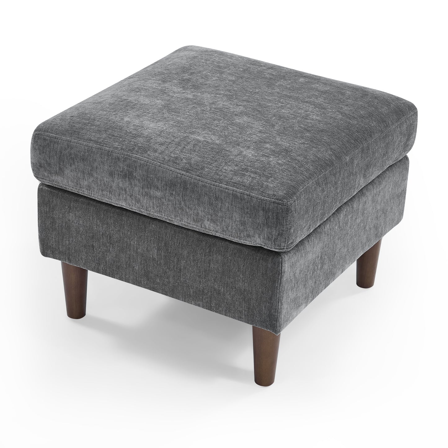 80' Convertible Sectional Sofa Couch; 3 Seats L-shape Sofa with Removable Cushions and Pocket; Rubber Wood Legs