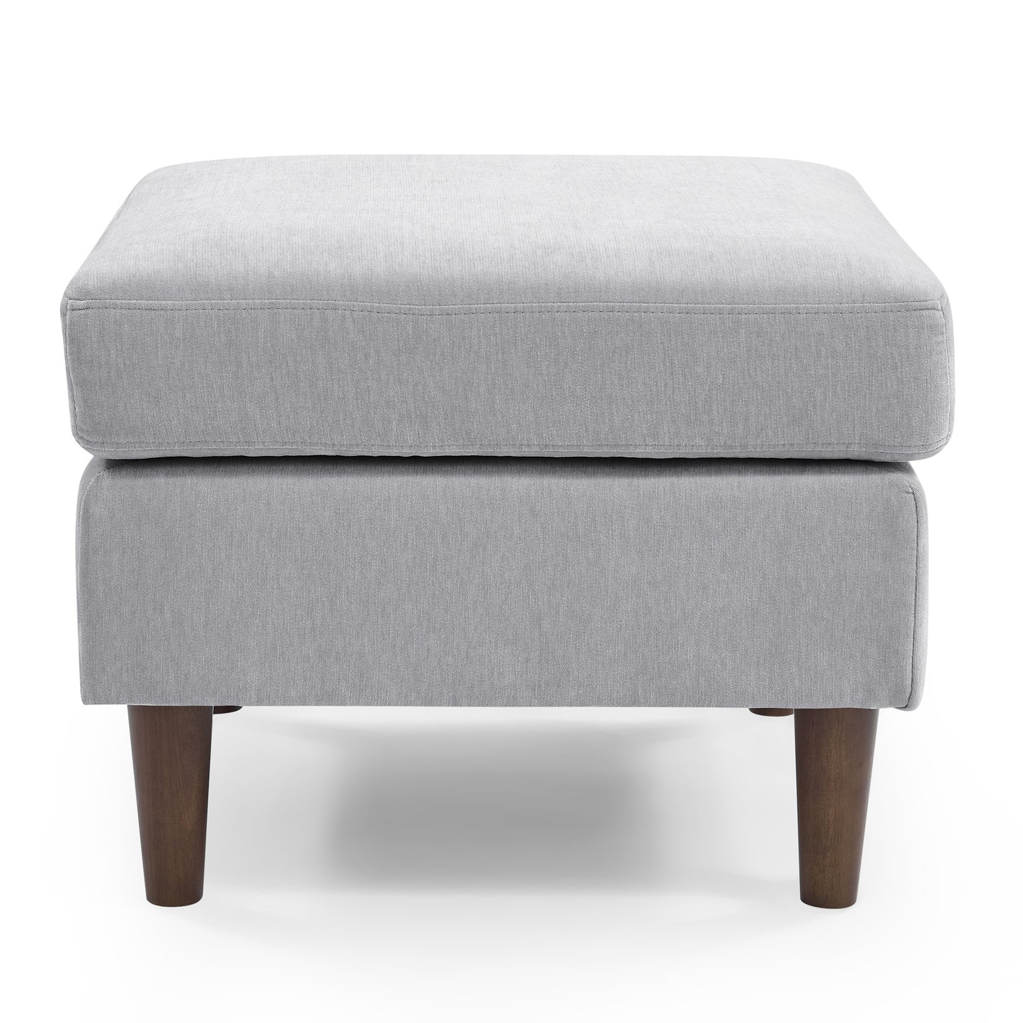 80' Convertible Sectional Sofa Couch; 3 Seats L-shape Sofa with Removable Cushions and Pocket; Rubber Wood Legs