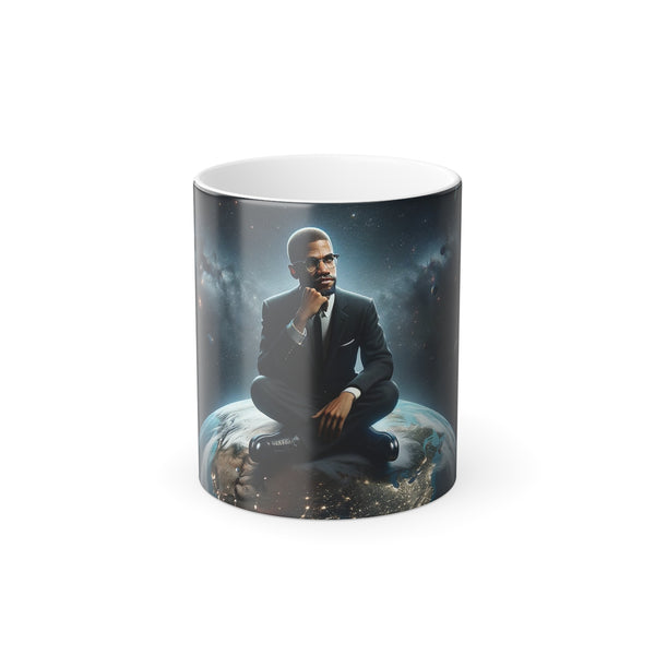 Malcolm X Color Morphing Mug, 11oz