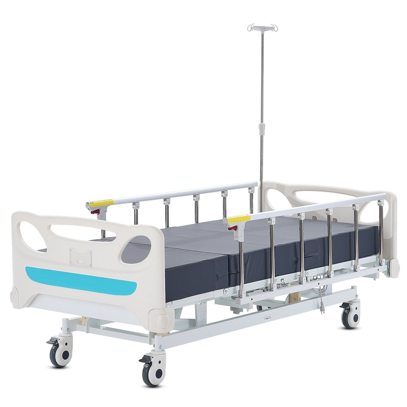 VEVOR Premium 3 Function Full Electric Hospital Bed ICU Medical Bed 440LBS Loads