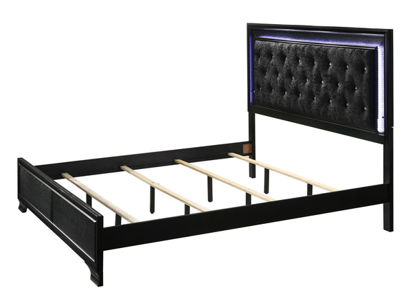 Micah - King Headboard, Footboard - Black