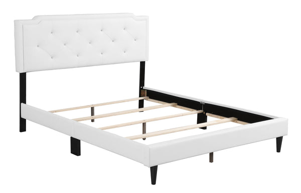 Glory Furniture Deb G1118-KB-UP King Bed - All in One Box , WHITE