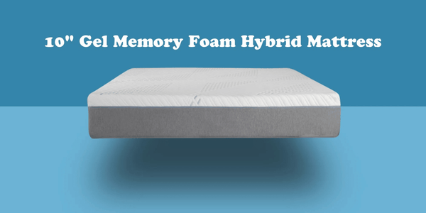 FULL SIZE- Cypress 10'' Medium Cooling Gel Memory Edge Support Pocket Spring Removable Cover Hybrid Mattress