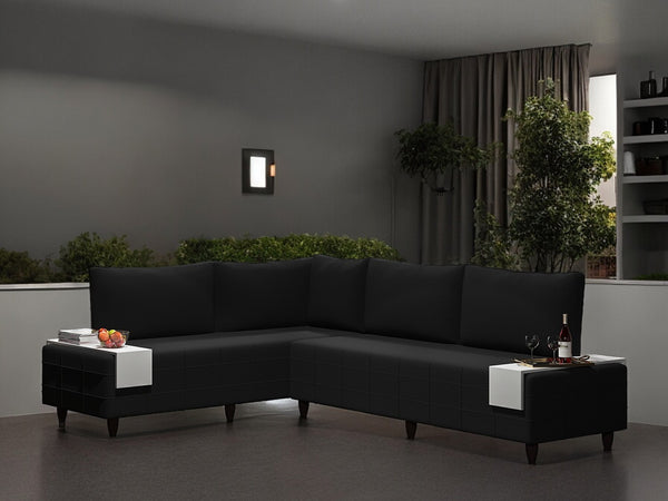 Inferno Sectional, Black