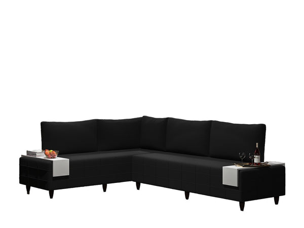 Inferno Sectional, Black