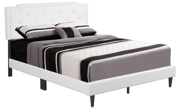 Glory Furniture Deb G1118-KB-UP King Bed - All in One Box , WHITE