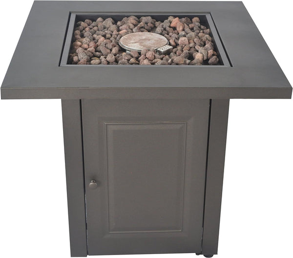 LEGACY HEATING Propane Fire Pit Table, 50,000 BTU Square Fire Table, Fire Pit Propane for Outside Patio, Add Warmth and Ambience to Gatherings and Parties On Patio Deck Garden Backyard