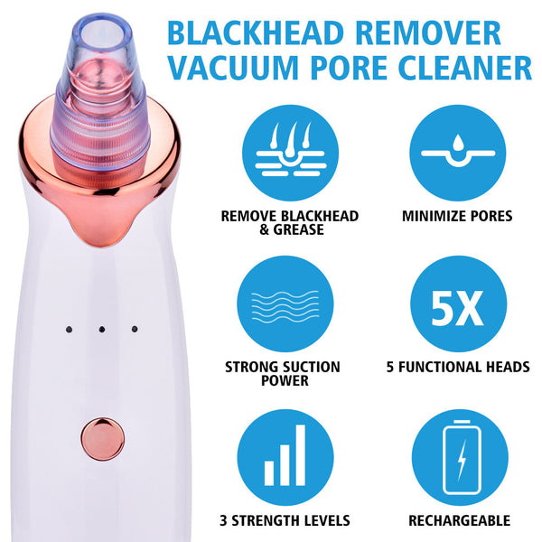 Blackhead Remover Instrument Black Dot Remover Acne Vacuum Suction Face Clean Black Head Pore Cleaning Beauty Skin Care Tool