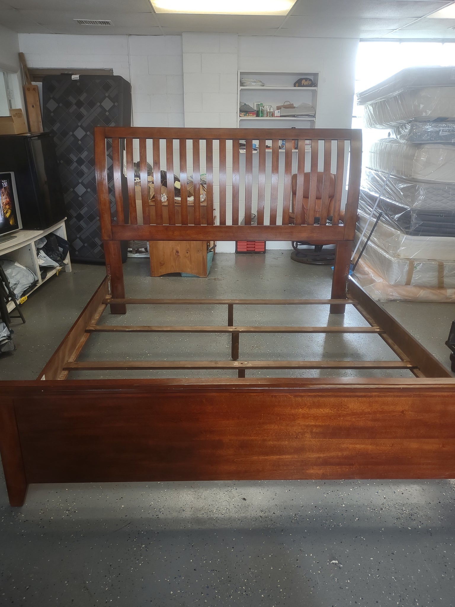 Solid Wood King Bed