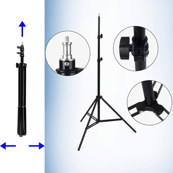 Softbox Lighting Kit, 2 Softbox, Backdrop Support Stand, Backdrops