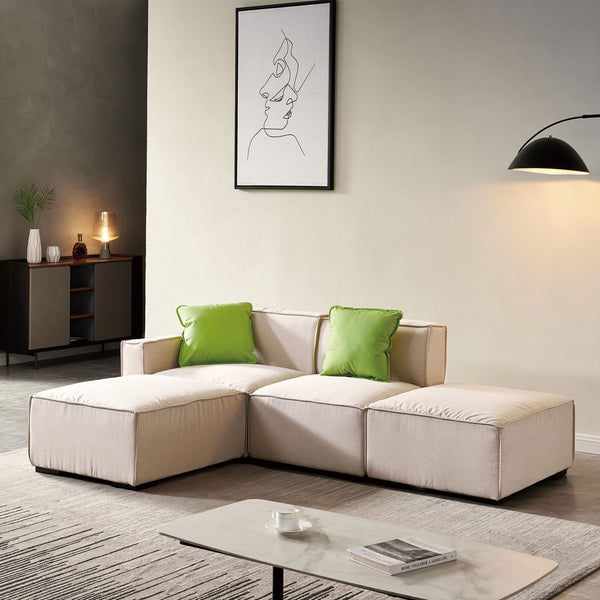 Modular Sectional Fabric Sofa