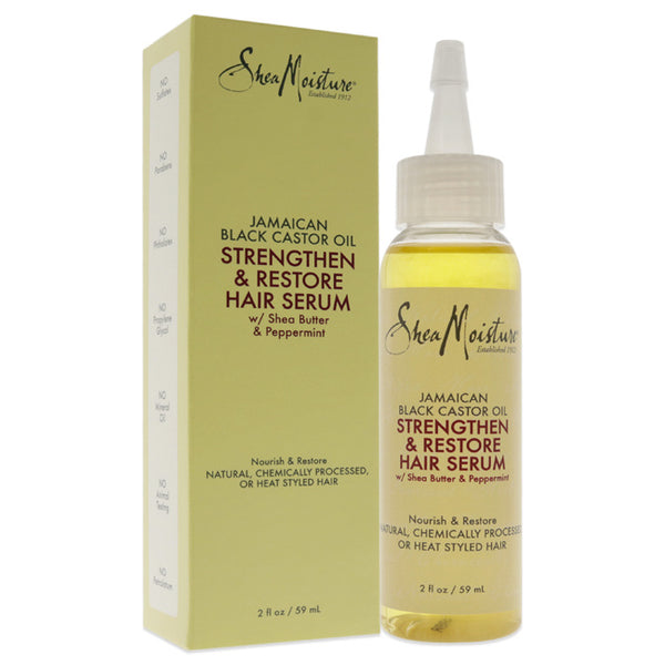 Jamaican Black Castor Oil Strengthen and Restore Hair Serum by Shea Moisture for Unisex - 2 oz Serum