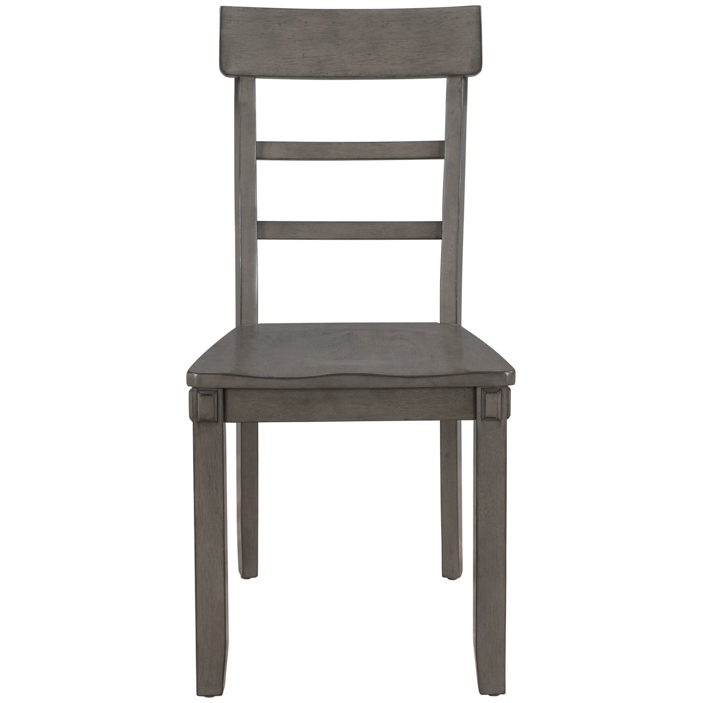 5-piece Kitchen Dining Table Set Wood Table and Chairs Set for Dining Room (Gray)