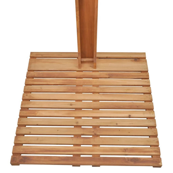 vidaXL Wooden Garden Shower