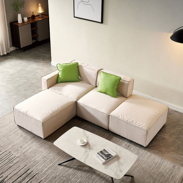 Modular Sectional Fabric Sofa