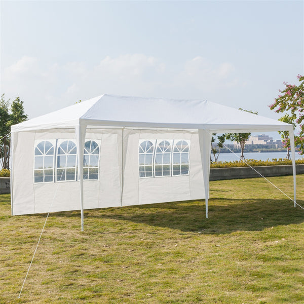 10" x 20" Outdoor Party Wedding Tent Canopy Camping Gazebo Storage BBQ Shelter Pavilion, 6 Removable Sidewalls (3X6M) YJ