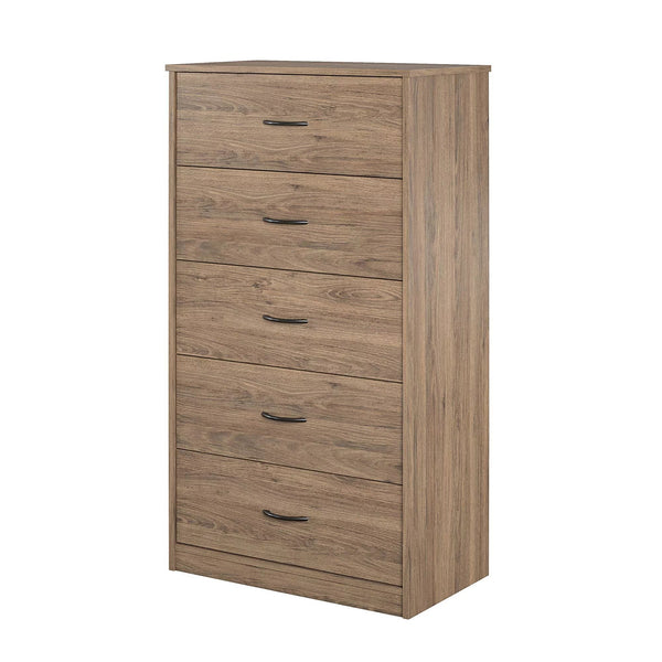 Classic 5 Drawer Dresser;  Dark Oak;  Walnut;  Espresso;  Dove Grey;  Antique Oak;  White