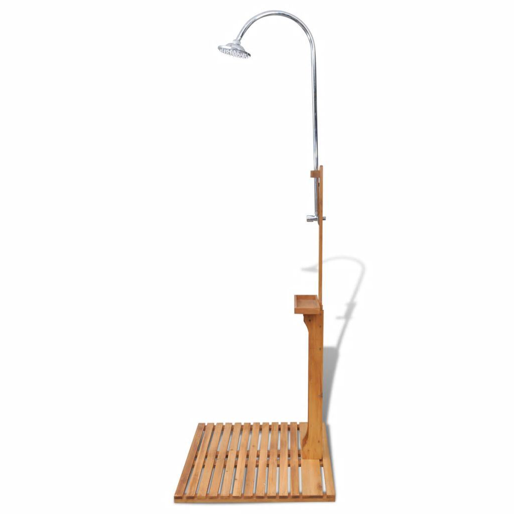 vidaXL Wooden Garden Shower