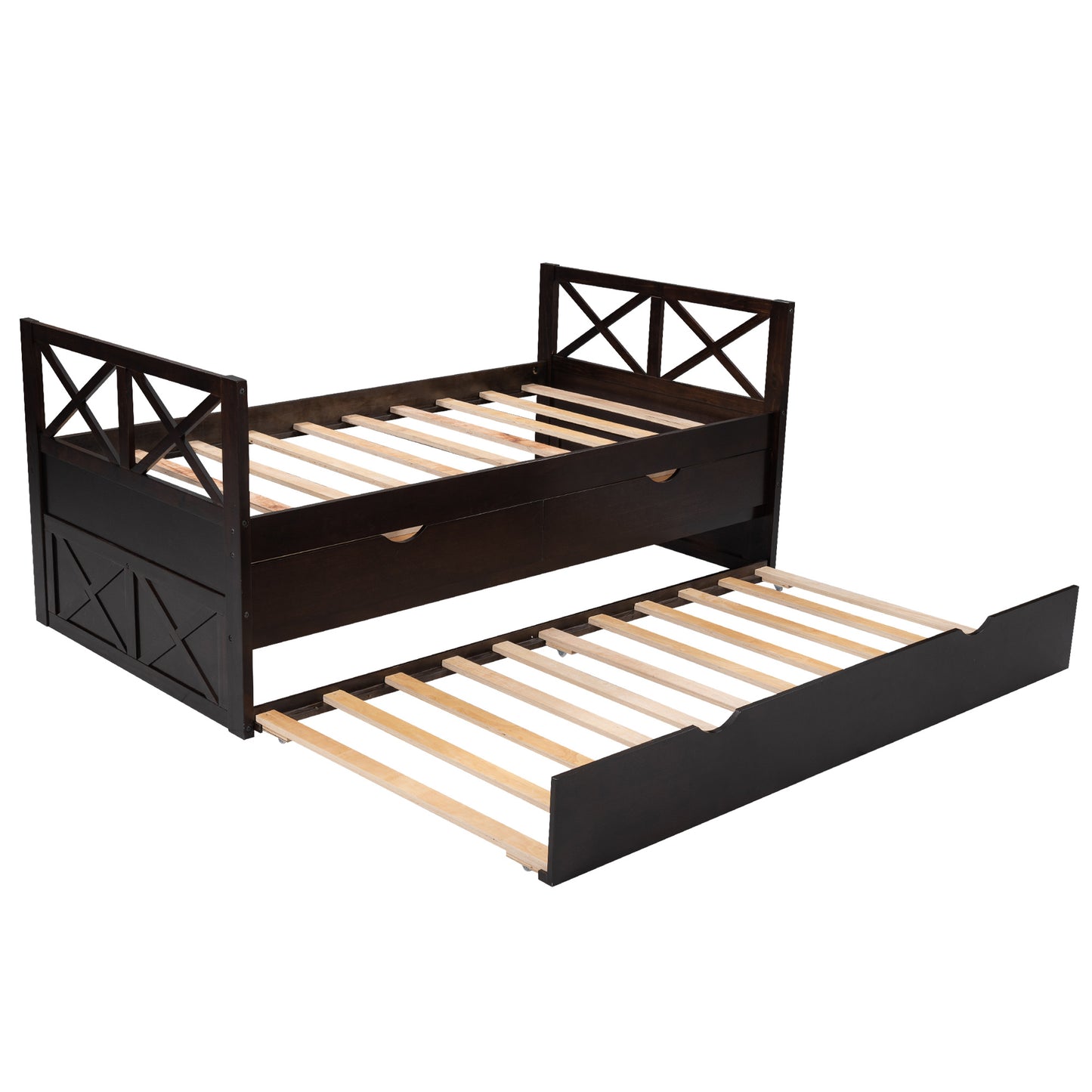 Multi-Functional Daybed with Drawers and Trundle