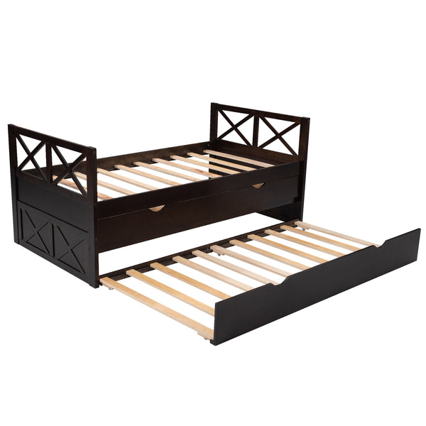 Multi-Functional Daybed with Drawers and Trundle