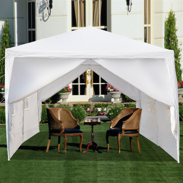 10" x 20" Outdoor Party Wedding Tent Canopy Camping Gazebo Storage BBQ Shelter Pavilion, 6 Removable Sidewalls (3X6M) YJ