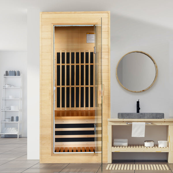 Single Graphene Far Infrared Sauna Room Dual Audio Bluetooth