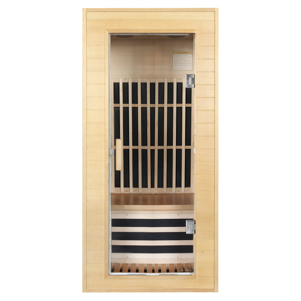 Single Graphene Far Infrared Sauna Room Dual Audio Bluetooth