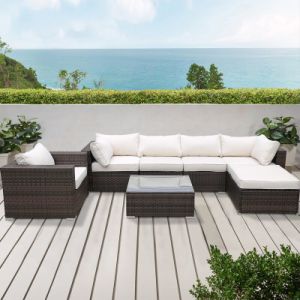 [Pre-sale] Patio Furniture Sectional Seating Group with Cushion -- Est. Delivery / Pick Up Available Date: 2020.07.15