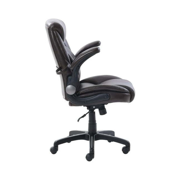 Air Lumbar Bonded Leather Manager Office Chair