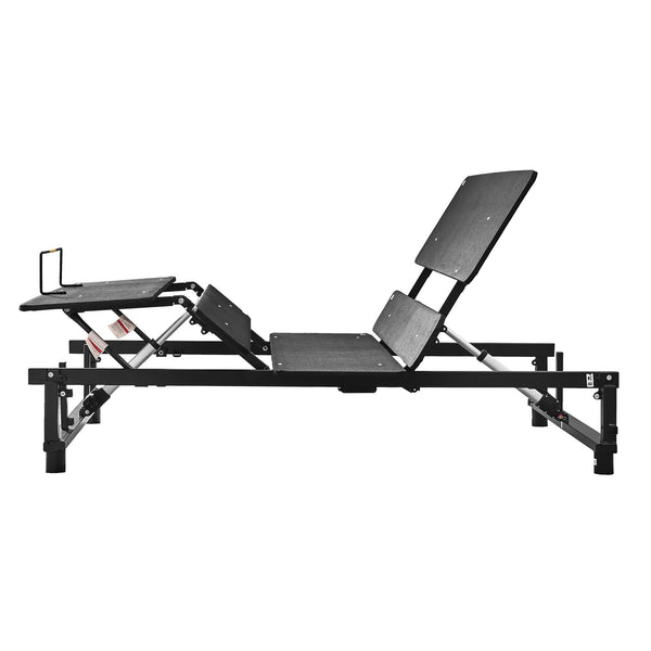 Adjustable Bed Base Frame Queen Bed Frame with Head and Foot Incline Wireless Remote Zero Gravity Quiet Motor Black Queen