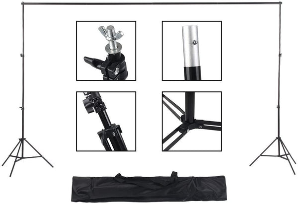 Softbox Lighting Kit, 2 Softbox, Backdrop Support Stand, Backdrops