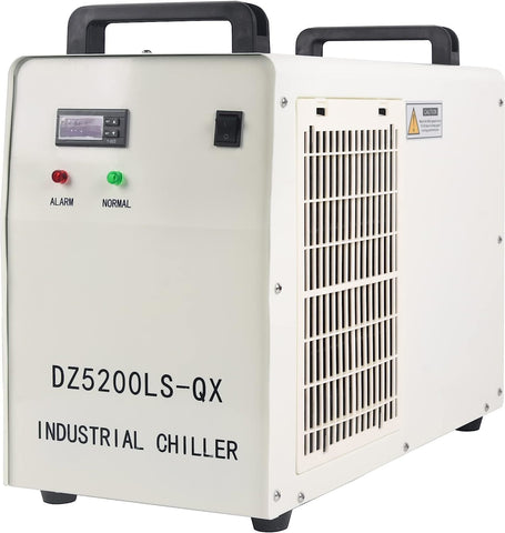 Water Chiller 6L Industrial Water Chiller  for 40W 60W 80W 130W 150W CO2 Laser Engraving & Cutting Machines 4.23gpm 4.5-7A Current Recirculating Chiller